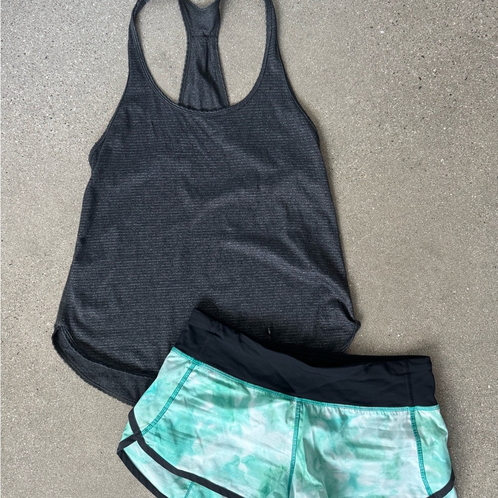 lululemon bundle tank & speed up shorts